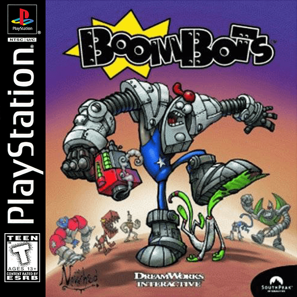 Boombots box art for Playstation